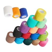 Magideal - 18 Uds. Vendaje Autoadhesivo Cohesivo, Cinta Veterinaria, Suministros De Primeros De Auxilios Elásticos, Antidesgaste Para , Gimnasio En