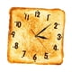 thumbnail image 3 of Reloj De Pared De Pan Tostado, Arte De Pared Silencioso Gourmet Para Comedor, Cocina, 3 of 5