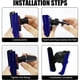 thumbnail image 4 of Soporte de Cristal Ajustable para Teléfono de Coche - Soporte de Salpicadero para Ventilación de Aire, Soporte Universal para Teléfono Móvil de Vehículo - Azul, 4 of 6