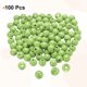 thumbnail image 3 of Uxcell 100pcs 16mm cuentas de madera verde claro 4.3mm agujero grande cuentas redondas de madera sueltas para hacer joyas collares pulseras manualidades bricolaje macramé decoraciones, 3 of 7