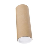 Magideal - Tubo De De 76 Mm Con Tapa Caja De Transporte De Póster Tubo De Póster Kraft Resistente Tubo De Papel Kraft Redondo Para Contenedor De Almacenam 30 Centimetros