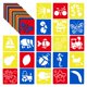 thumbnail image 1 of Plantillas de dibujo Sustainable Greetings, paquete de 54 para niños, 1 of 9