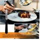 thumbnail image 4 of Juego de pinzas para enchapar Yioeecf Chef, acero inoxidable, 6 piezas, 4 of 6