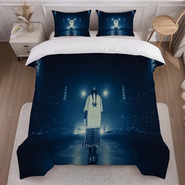 Stage Backlight Show Themed Bedding Set Duvet Cover and Pillowcase Set