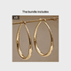 thumbnail image 1 of Gorgeous Lightweight Oval Hoop Earrings: Perfect for Women & Girls' Daily Decorations!, 1 of 5