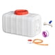 thumbnail image 1 of Tanque De Agua Reutilizable, Cubo De Almacenamiento Horizontal Para Camping, Jardín, Coche, Blanco, 27,5 Kg, 1 of 5