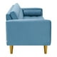 thumbnail image 5 of Sofa Retro 3c Felpa 01 Azul Petroleo, 5 of 6