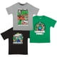 thumbnail image 1 of Pack de 3 Remeras para Niños Minecraft Steve Creeper Talle 4, 1 of 8
