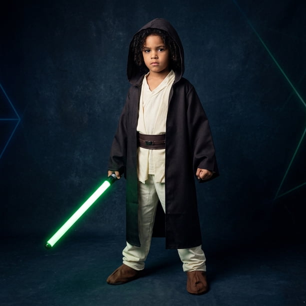 Disfraz De Jedi Star Wars Deluxe Para Niño