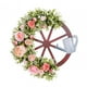 thumbnail image 3 of Corona De Primavera Con Flores Artificiales De Peonía Y Rueda Para Decoración Exterior De Granja, 3 of 3