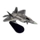 thumbnail image 3 of Modelo de avión de fundición a presión F-22 1/100, avión realista de aleación de metal, modelo de caza para sala de estar, decoración de oficina, conm, 3 of 5
