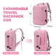 thumbnail image 3 of Mochila Rcrirth 40 L Rosa para Viajar con Portátil de 17 pulg., 3 of 6