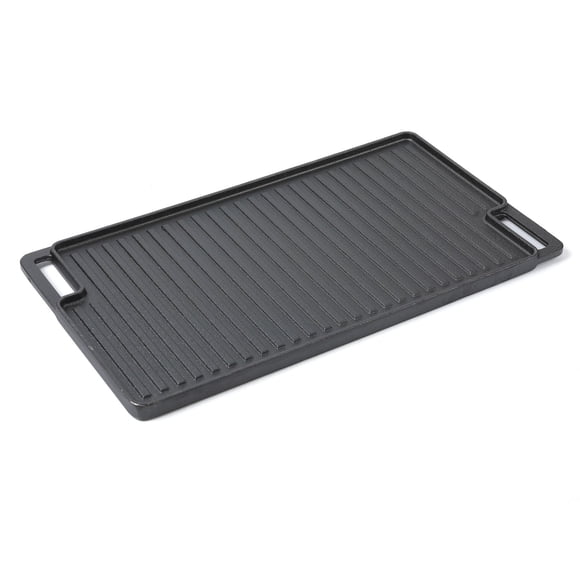 Plancha HAWOK 46x25 cm de hierro fundido reversible