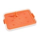 thumbnail image 3 of Bandejas Para Orinal De Entrenamiento Para Perros, Soporte Para Almohadillas De Entrenamiento, Caja De Arena Para Mascotas Naranja, 3 of 5