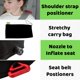 thumbnail image 5 of Asiento elevador inflable BubbleBum Twin Pack 18-45 kg Negro, 5 of 8