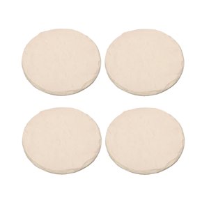 Ioensy - 4 Piezas De Escalones De Jardín Con Clavos De Tierra Para Paisajismo De Patio De Parque 39.3X39.3X2.2Cm Redondos