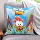 thumbnail image 1 of Om Nom Fundas de almohada de terciopelo con tema, regalos de funda de almohada, decoración para el hogar, cojín de lanzar, regalo de cumpleaños para fans y parejas.66*66cm., 1 of 6