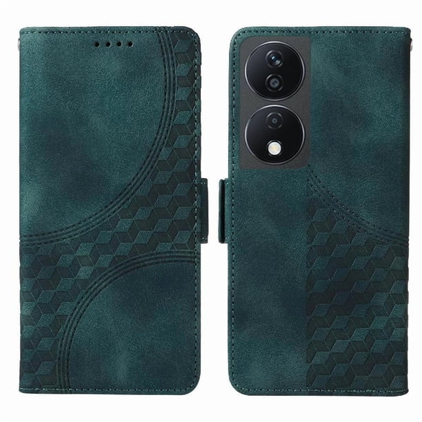 Carcasa FOXDOCK Honor X7B 5G de cuero PU, diseño acolchado clásico, protección contra caídas y rayones