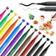 thumbnail image 1 of Bolígrafos Jewem para colorear alimentos, 12 unidades, doble punta, 0,5 mm, comestibles, 1 of 3