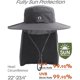 thumbnail image 2 of Sombrero de pesca FURTALK con cubrenuca, ala de 9 cm, 2 of 3