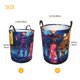 thumbnail image 5 of Cazadores de Trolls Cesta de lavandería de gran capacidad redonda con asa, bolsa para ropa sucia plegable, almacenamiento para dormitorio, baño y lavadero 44x35 cm, 5 of 6