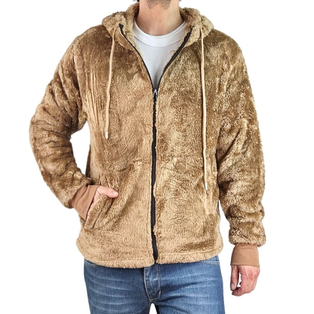 Polerón Peludo Canguro Hombre Premium 251