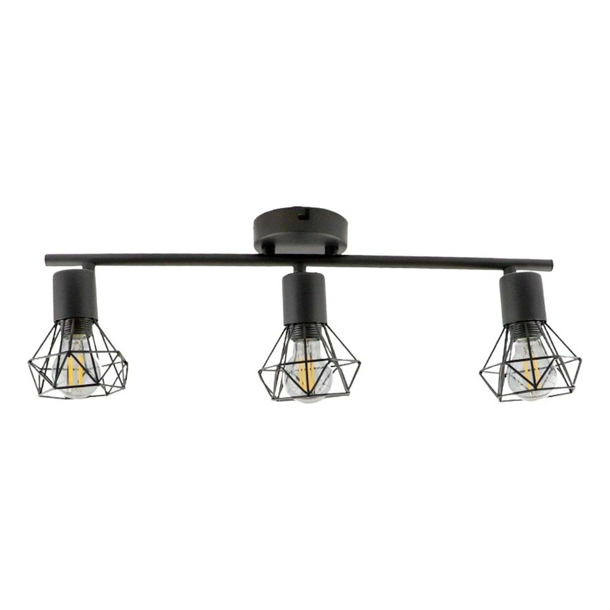 Genérico - Lámpara Techo 3 Focos Orientables Decorativa Pared Jhn