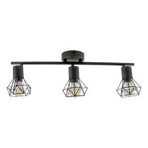 Genérico - Lámpara Techo 3 Focos Orientables Decorativa Pared Jhn