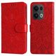 thumbnail image 2 of Funda tipo cartera FOXDOCK para OPPO Reno 14 Pro 5G , diseño girasol en relieve, cuero PU, cierre magnético, soporte y tarjetero, 2 of 5