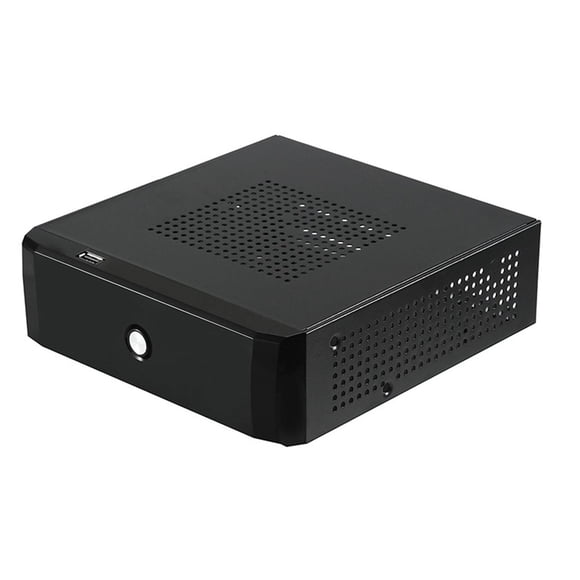 Caja de la computadora de la fuente de alimentación del juego del chasis del anfitrión horizontal de la caja de Mini ITX para la oficina M01