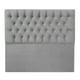 thumbnail image 1 of Respaldo Capitone Premium 1,5 plazas Felpa Gris Plata, 1 of 3