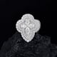 thumbnail image 2 of Anillos de Moissanita Cruz para Hombre Color D VVS1 Anillos de Diamante para Hombre Banda de Boda Anillos de Compromiso y Promesa de Plata Esterlina 925 para Él Talla 7-11, 2 of 7