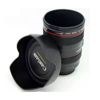 Disparo - Tazon Mug Tipo Lente De Camara Fotografica Con Tapa Parasol