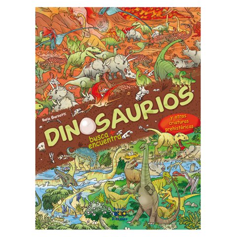 Edimat Libros - Libro Dinosaurios. Busca, Encuentra Y Colorea