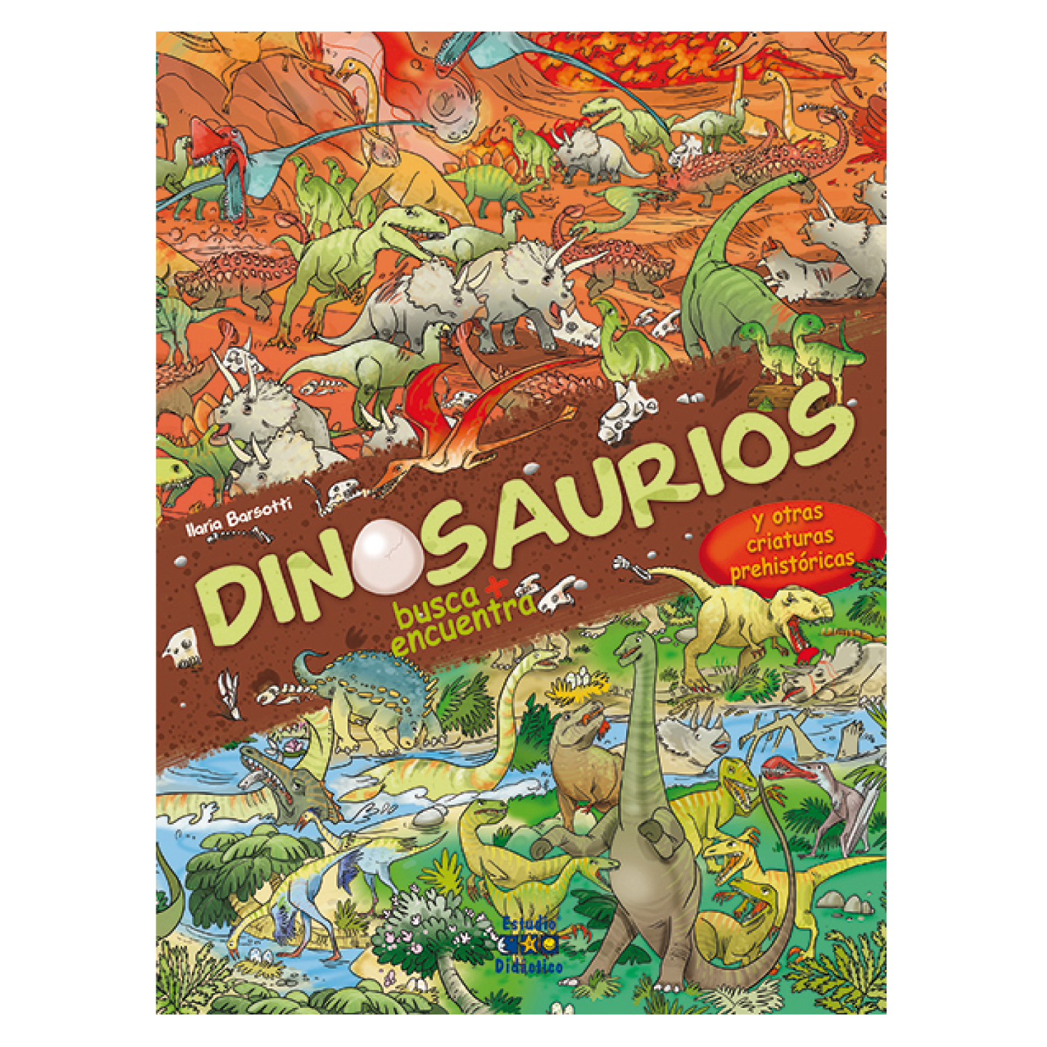 Edimat Libros - Libro Dinosaurios. Busca, Encuentra Y Colorea