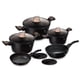 thumbnail image 1 of Bateria De Cocina 10 Pzs Black Rose Collection Antiadherente, 1 of 5