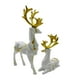 thumbnail image 1 of Colección De Figuras De Ciervos De 2 Piezas, Adorno De Mesa Para Gabinete, Escritorio De Oficina, Dorado, 1 of 5