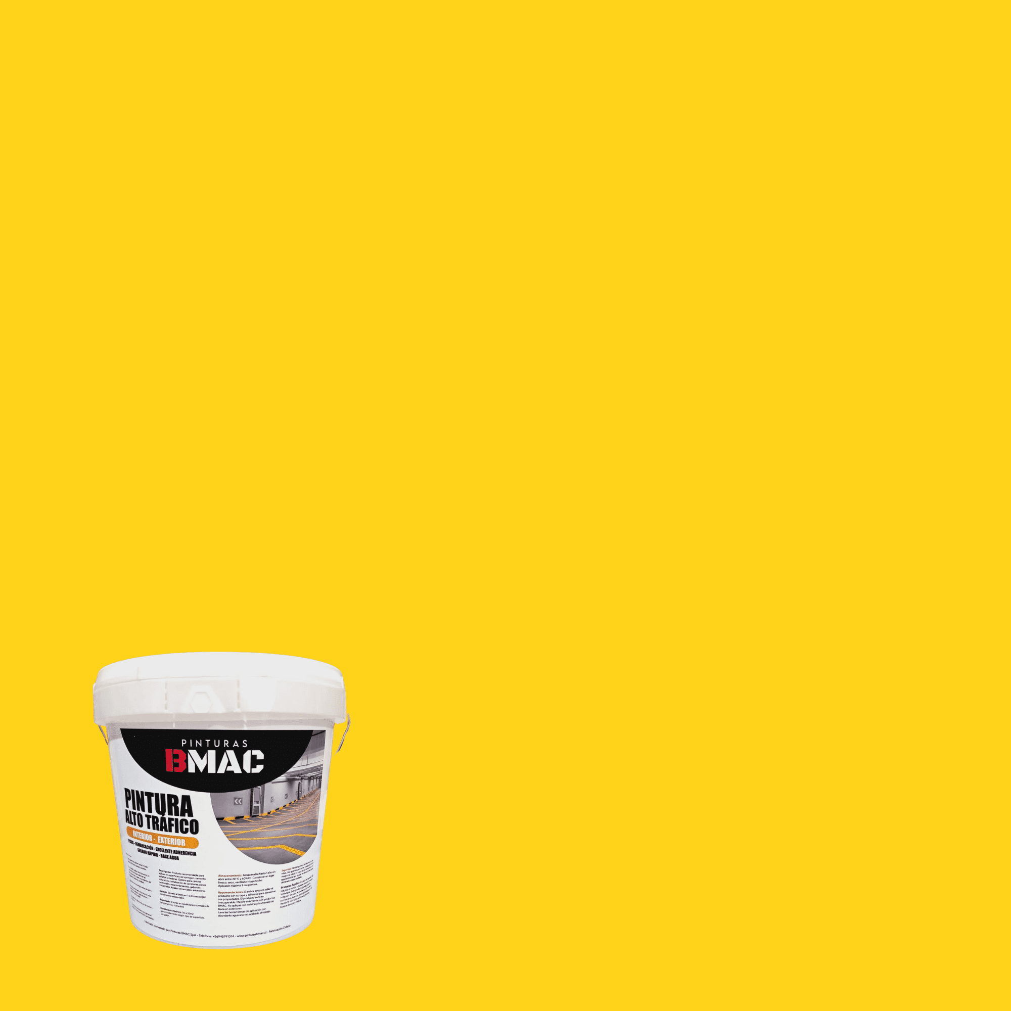 Bmac - Pintura Alto Trafico Amarillo Galon