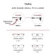 thumbnail image 3 of Gafas de lectura Clic Taku Champagne 3.0 Magnification, 3 of 5