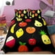thumbnail image 1 of Cartoon Colorful Fruit Quilt Duvet Cover Set Children Pillowcase Home Textiles3-Piece Bedding Set, 1 of 5