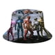 thumbnail image 1 of Sombrero Bucket Power Rangers Plegable Negro/Blanco, 1 of 6