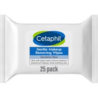 Toallitas Desmaquillantes Para Rostro Cetaphil Gentle, 25 Unidades