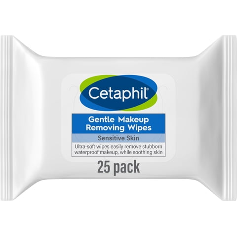 Toallitas Desmaquillantes Para Rostro Cetaphil Gentle, 25 Unidades