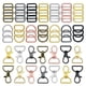 thumbnail image 3 of 56 Piezas De Herrajes Para Bolsos Con Anillos En D Para Hacer Bolsos DIY Costura Color Mezclado, 3 of 5