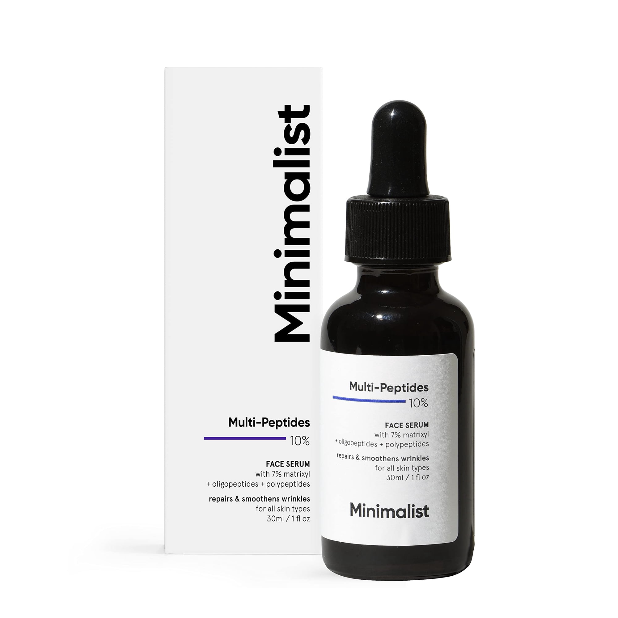 Sérum Minimalista Multipeptídico Para Rostro Nocturno Antienvejecimiento, 30 Ml