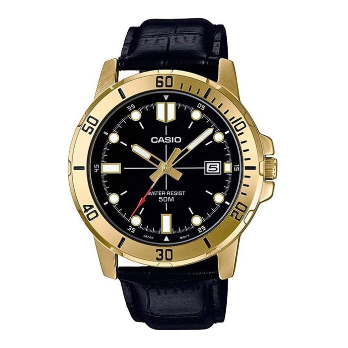 Reloj Analogo Negro Casio Mtp-vd01gl-1ev