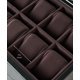 thumbnail image 4 of Caja para relojes TAWBURY Bayswater de 24 ranuras negro cuero PU, 4 of 9