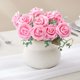 thumbnail image 3 of Flores artificiales Juvale, rosas de espuma rosa, paquete de 100, 3 of 9
