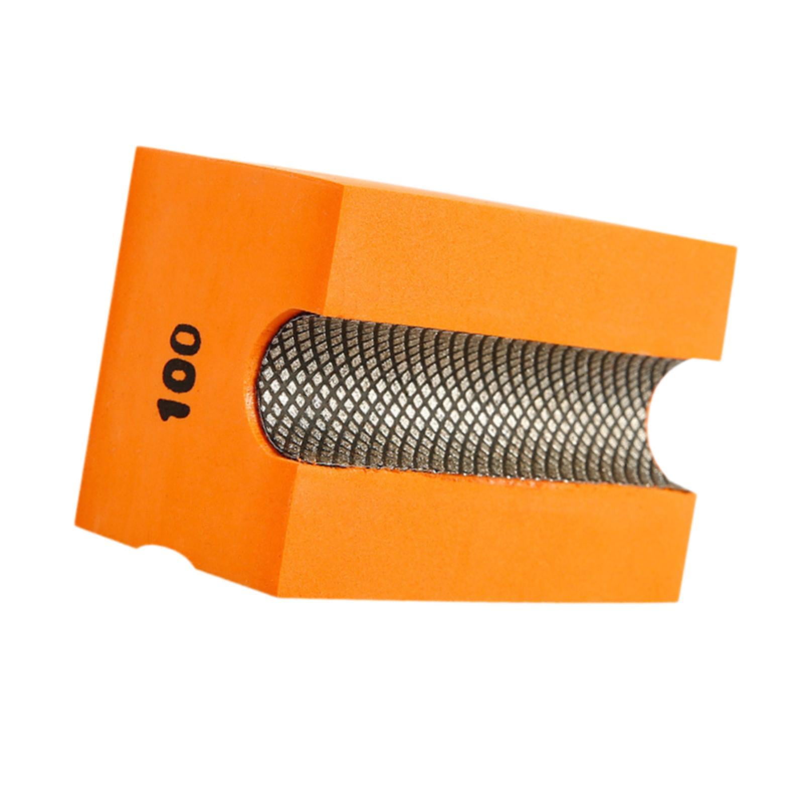 Ioensy - Bloque De Lijado Manual, Almohadilla De Pulido De Diamante Portátil Para Pulir Baldosas De Hormigón, Grano 100