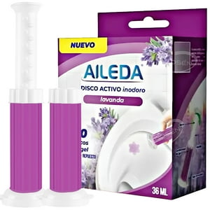 Bloque Adhesivo Inodoros /Limpiador - Aileda Aroma A Lavanda 36Ml